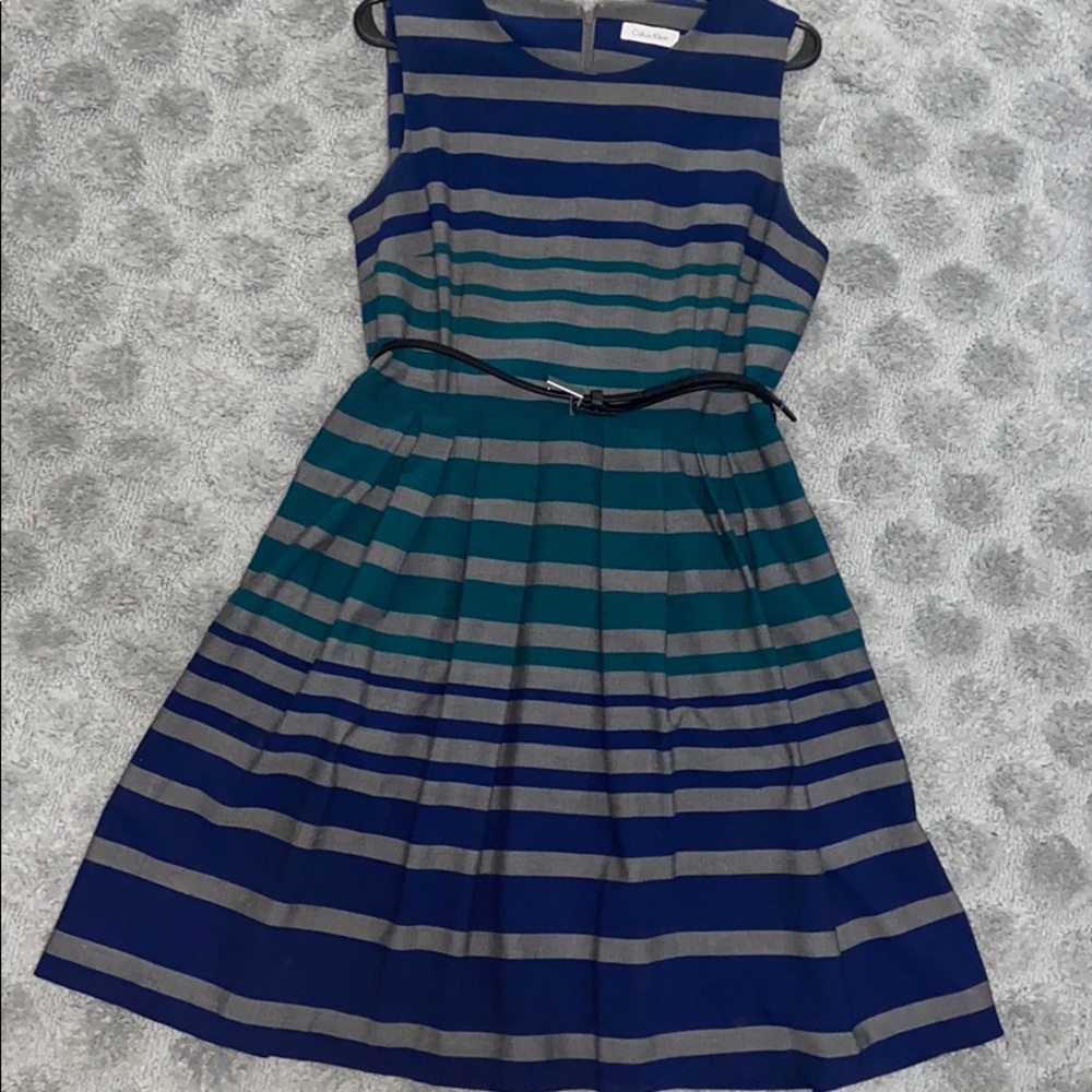 Calvin Klein striped dress